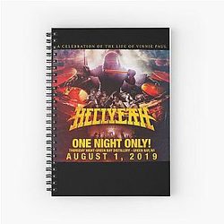 One Night Hellyeah Tour 2019 Spiral Notebook