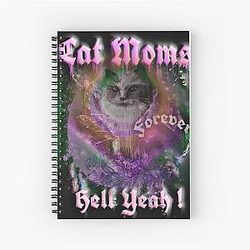 Cat Mam's Spiral Notebook