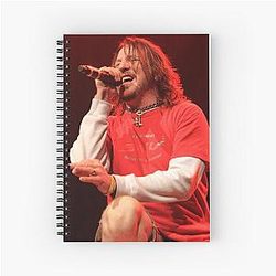 Chad Gray - Hellyeah Photograph Spiral Notebook