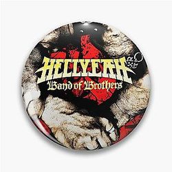 behang Hellyeah band Heavy metal klassieke T-Shirt Pin