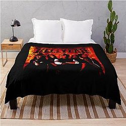 Beste verkoop Logo Supergroup Heavy Metal Band Muziek Rock Metal Populaire Internationale Muziek Gooi deken