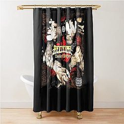 wallpaper heavy metal band Hellyeah Classic T-Shirt Douche Gordijn