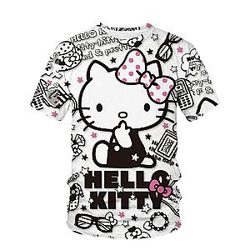 Hello Kitty Black White T-shirt