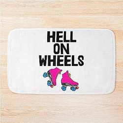Hell on Wheels Skate Bath Mat