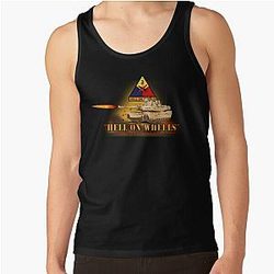 Army 2nd Armored Division M1A1 Tank Hell on Wheels w Fire X 300 Tank Top