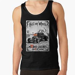 Hell on Wheels Hot Rod Tank Top