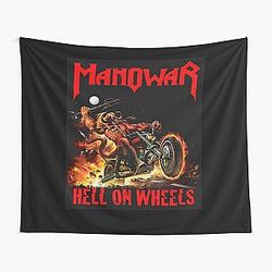 Best Manowar Hell On Wheels Tapestry