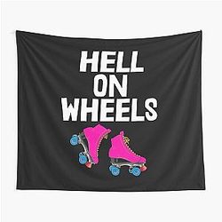 Hell on Wheels Skate Tapestry