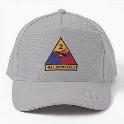 2ND ARMORED DIVISION HELL ON WHEELS BASEBALL CAP