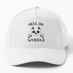 Hell on Wheels Roller Derby Girl Design Baseball Cap