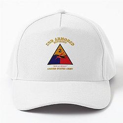 Army SSI 2nd Armored Division Hell on Wheels US Army X 300 Baseball Cap