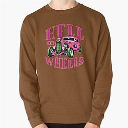 Hell on Wheels Hot Pink Pullover Sweatshirt