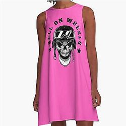 Hell on Wheels Masculine A-Line Dress