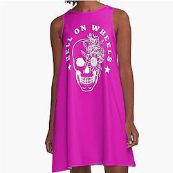 Hell on Wheels Feminine A-Line Dress