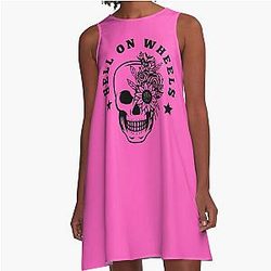 Hell on Wheels Feminine A-Line Dress