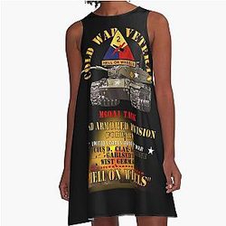 Army Cold War Vet 2nd Armored Division Garlstedt, Germany M60A1 Tank Hell on Wheels w Fire X 300 Dress
