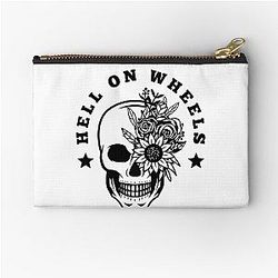 Hell on Wheels - Black Zipper Pouch