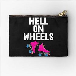 Hell on Wheels Skate Zipper Pouch