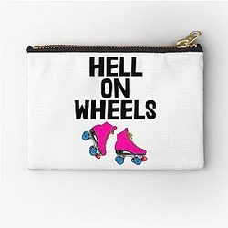 Hell on Wheels Skate Zipper Pouch