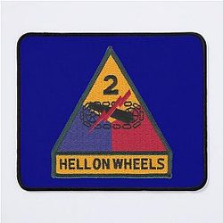 2nd Armored Division - Hell on Wheels Mouse Pad