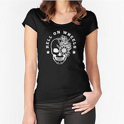 Hell on Wheels Fitted Scoop T-Shirt
