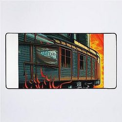 Hell on Wheels Desk Mat