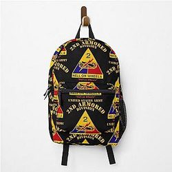 Army - DUI - 2nd Armored Division  - Hell on Wheels - US Army X 300 Backpack