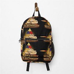 Army 2nd Armored Division M1A1 Tank Hell on Wheels w Fire X 300 Backpack