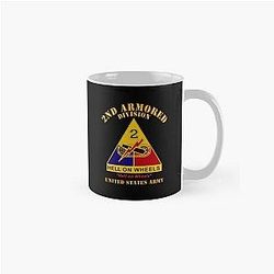 Army DUI US Army 2nd Armored Division Hell on Wheels Classic Mug