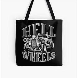 Hell on Wheels - Over Print Tote Bag