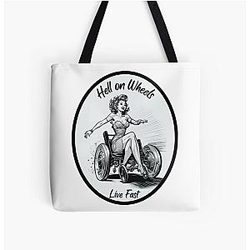 Hell on Wheels Tote Bag