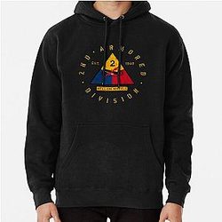 2nd Armored Division Hell on Wheels Pullover Hoodie
