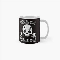Hell on Wheels Roller Derby Girl Design Classic Mug