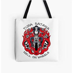 Tura Satana Hell On Wheels Tote Bag