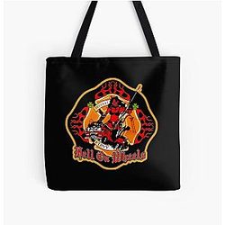 Rescue Me Ladder 62 Hell on Wheels Logo Tote Bag