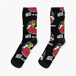 Hell on Wheels Skateboarder Socks