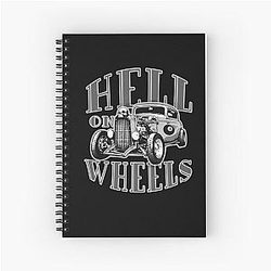 Hell on Wheels Spiral Notebook