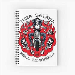 Tura Satana Hell Spiral Notebook