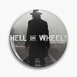 Hell on wheels T-Shirt Pin