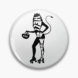 Hell On Wheels Roller Skating Derby Pin