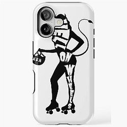 Hell On Wheels Roller Skating Derby iPhone Tough Case