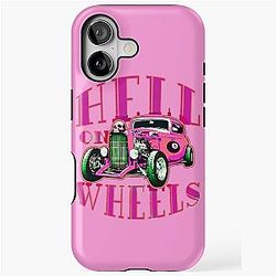 Hell on Wheels Hot Pink iPhone Case