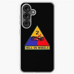 US Army - The 2nd Armored Division Hell on Wheels Samsung Galaxy Case