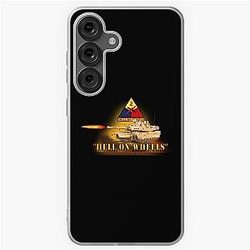 Army 2nd Armored Division M1A1 Tank Hell on Wheels with X 300 Samsung Galaxy Case