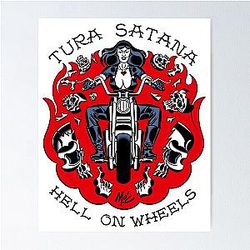Tura Satana Hell on Wheels Poster