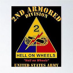 Army - 2nd Armored Division - Hell on Wheels