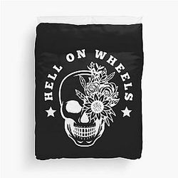 Hell on Wheels Duvet Cover