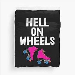 Hell On Wheels Skate Duvet Cover