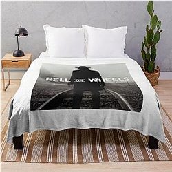 Hell on Wheels T-Shirt Throw Banket