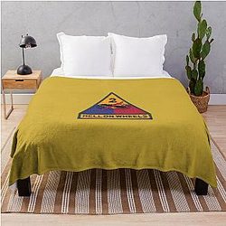 2ND ARMORED DIVISION HELL ON WHEELS Throw Blanket